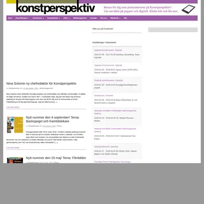 Konstperspektiv startsida 2016