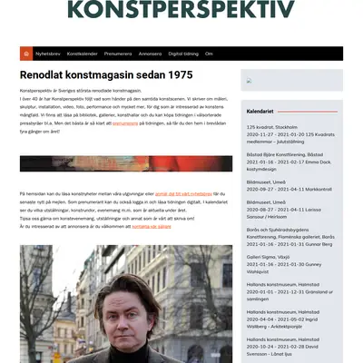 Konstperspektiv startsida 2021