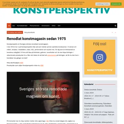 Konstperspektiv startsida 2024
