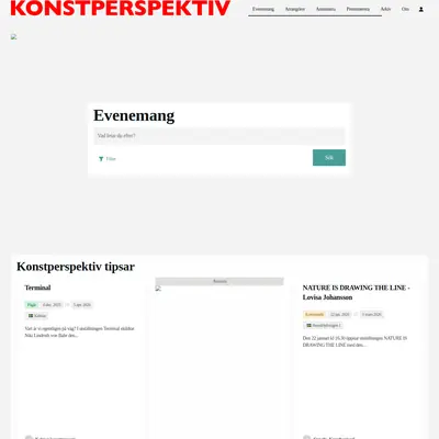 Konstperspektiv startsida 2026