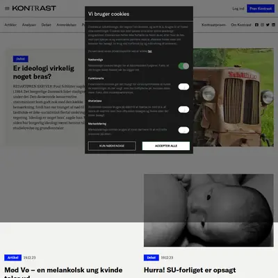 Kontrast Magasin startsida 2024