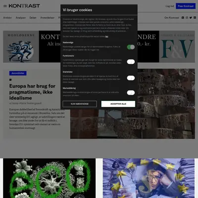 Kontrast Magasin startsida 2025