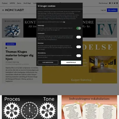 Kontrast Magasin startsida 2026