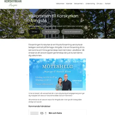 Korskyrkan Alingsås startsida 2026