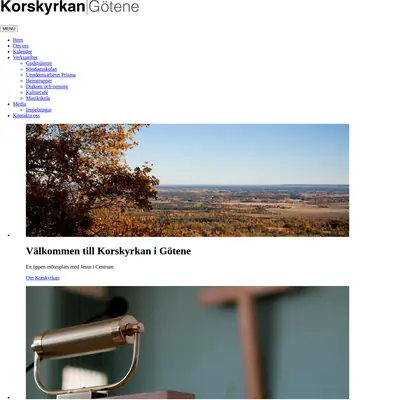 TV Korskyrkan Götene startsida 2015