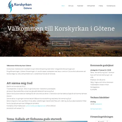 TV Korskyrkan Götene startsida 2016