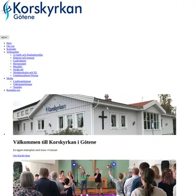 TV Korskyrkan Götene startsida 2019