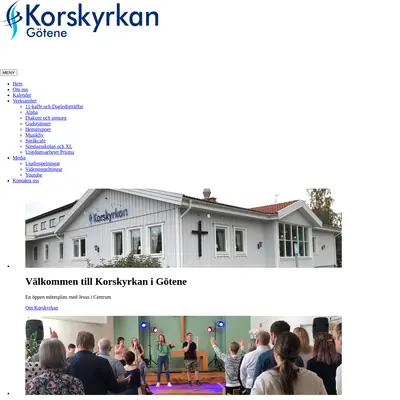 TV Korskyrkan Götene startsida 2020