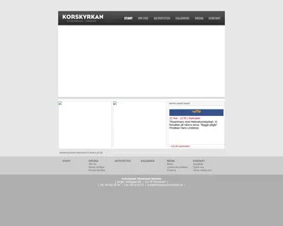 Gudstjänst i Korskyrkan Stockholm startsida 2009