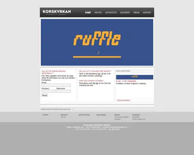 Gudstjänst i Korskyrkan Stockholm startsida 2013