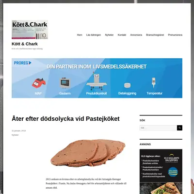 Kött & Chark startsida 2019
