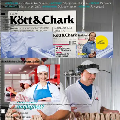 Kött & Chark startsida 2020