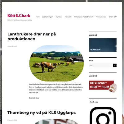 Kött & Chark startsida 2022