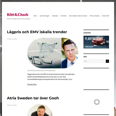 Kött & Chark startsida 2024