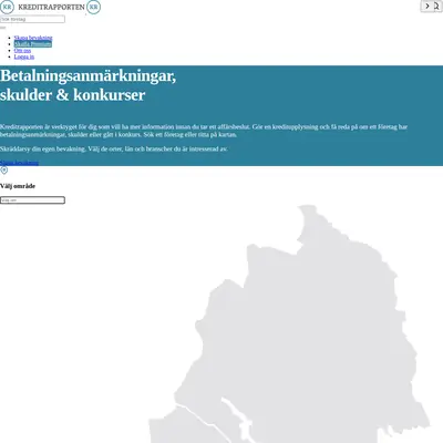Kreditrapporten startsida 2019
