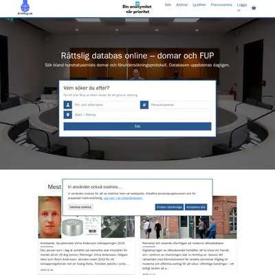 www.krimfup.se startsida 2026