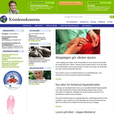 Kristdemokraterna i Nybro startsida 2006