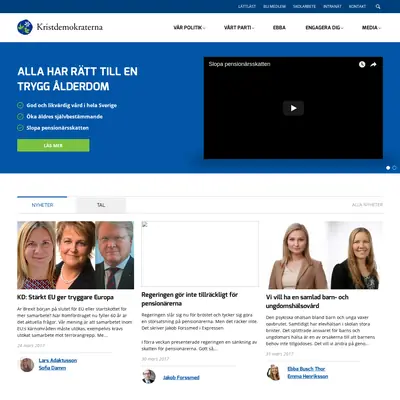 Kristdemokraterna i Nybro startsida 2017