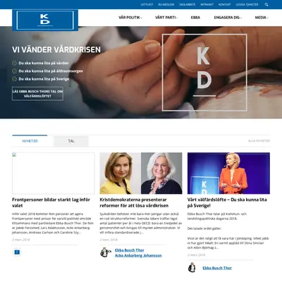 Kristdemokraterna i Nybro startsida 2018