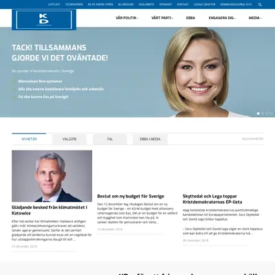 Kristdemokraterna i Nybro startsida 2019