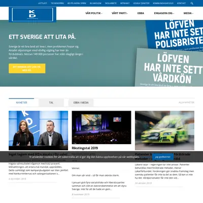 Kristdemokraterna i Nybro startsida 2020