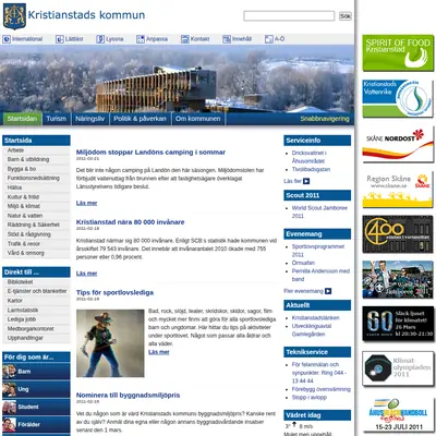 Hej Kristianstad startsida 2011