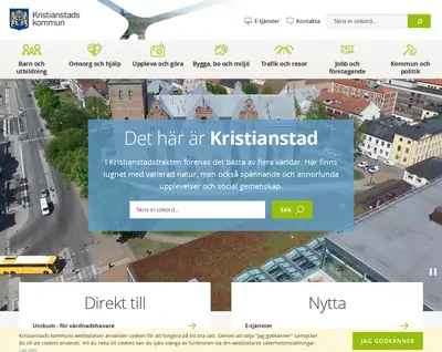 Hej Kristianstad startsida 2020
