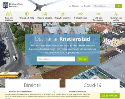 Hej Kristianstad startsida 2021