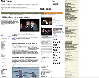 Kristianstadsbladet e-post startsida 2007