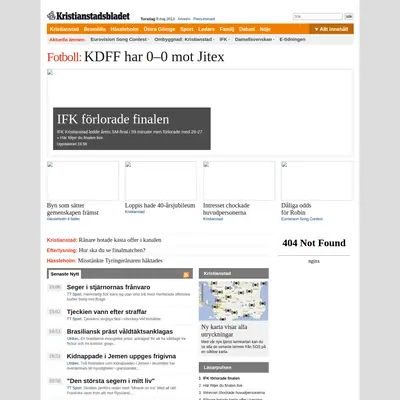 Kristianstadsbladet e-post startsida 2013