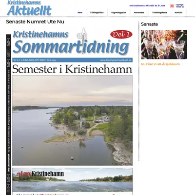 Kristinehamns-Aktuellt startsida 2021