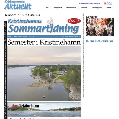 Kristinehamns-Aktuellt startsida 2022