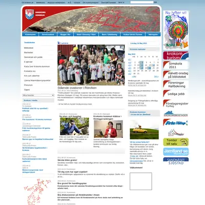 Vårt Krokom startsida 2011