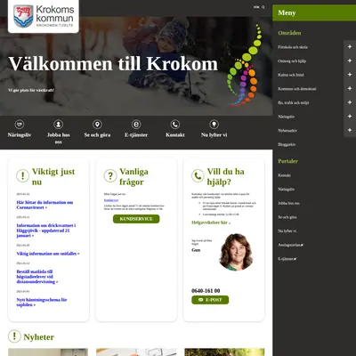 Vårt Krokom startsida 2021
