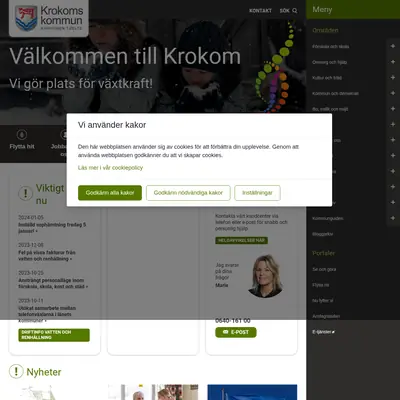 Vårt Krokom startsida 2024