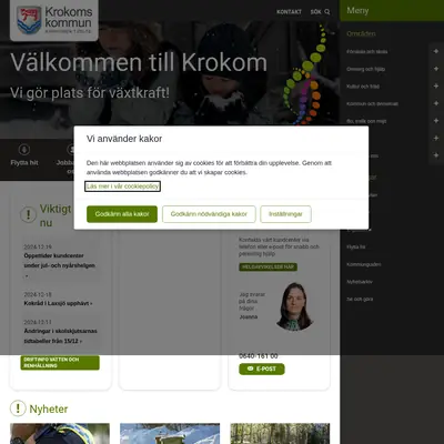 Vårt Krokom startsida 2025