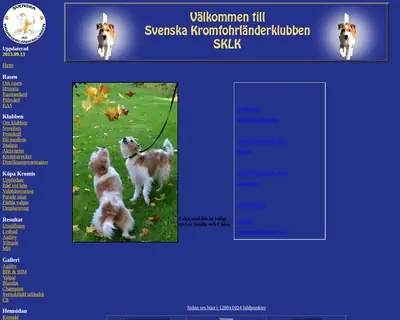 www.kromfohrlanderklubben.se startsida 2012