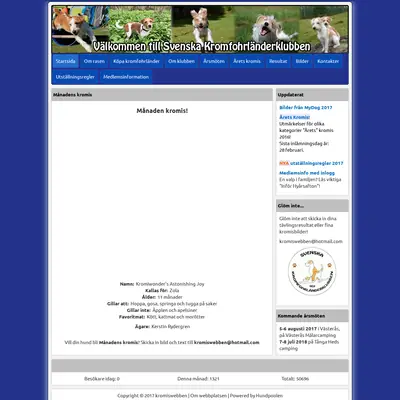 www.kromfohrlanderklubben.se startsida 2017