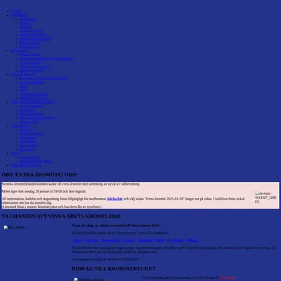 www.kromfohrlanderklubben.se startsida 2025