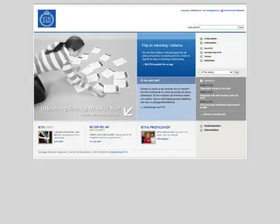 KTH & Co startsida 2007