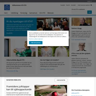 KTH & Co startsida 2023