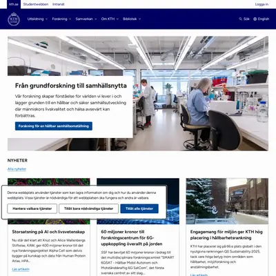 KTH & Co startsida 2025
