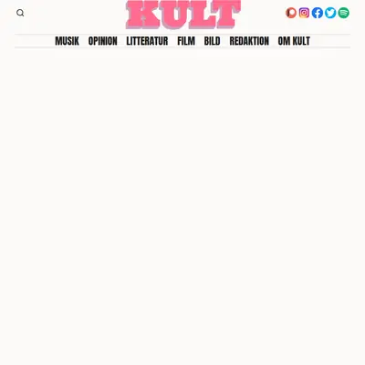 KULT Magasin, www.kultmagasin.se startsida 2022
