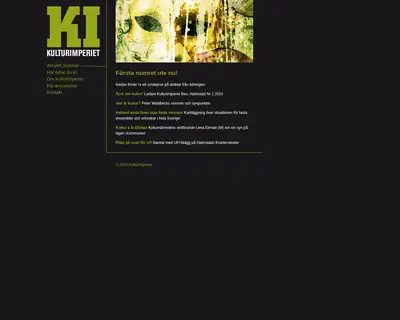 Kulturimperiet startsida 2010