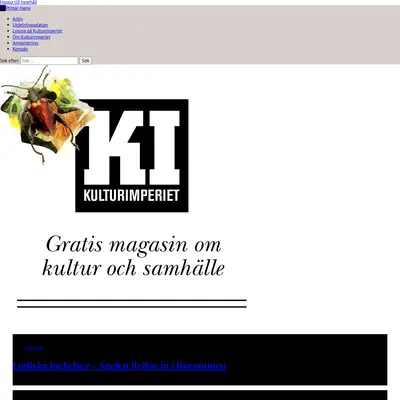 Kulturimperiet startsida 2024