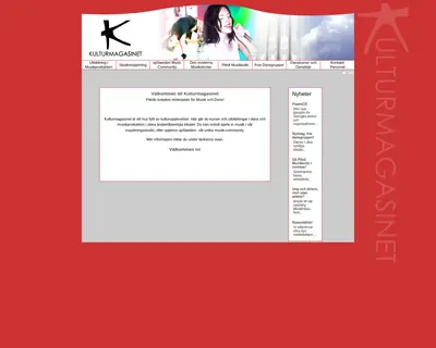 KulturMagazinet startsida 2006
