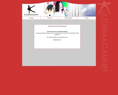 KulturMagazinet startsida 2008