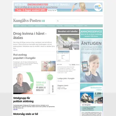 Kungälvs-Posten startsida 2014