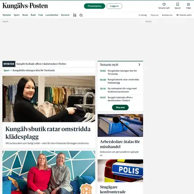 Kungälvs-Posten startsida 2025