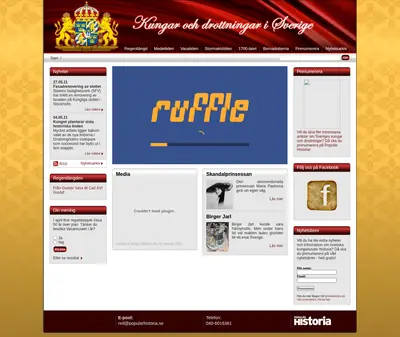 www.kungarochdrottningar.se startsida 2011